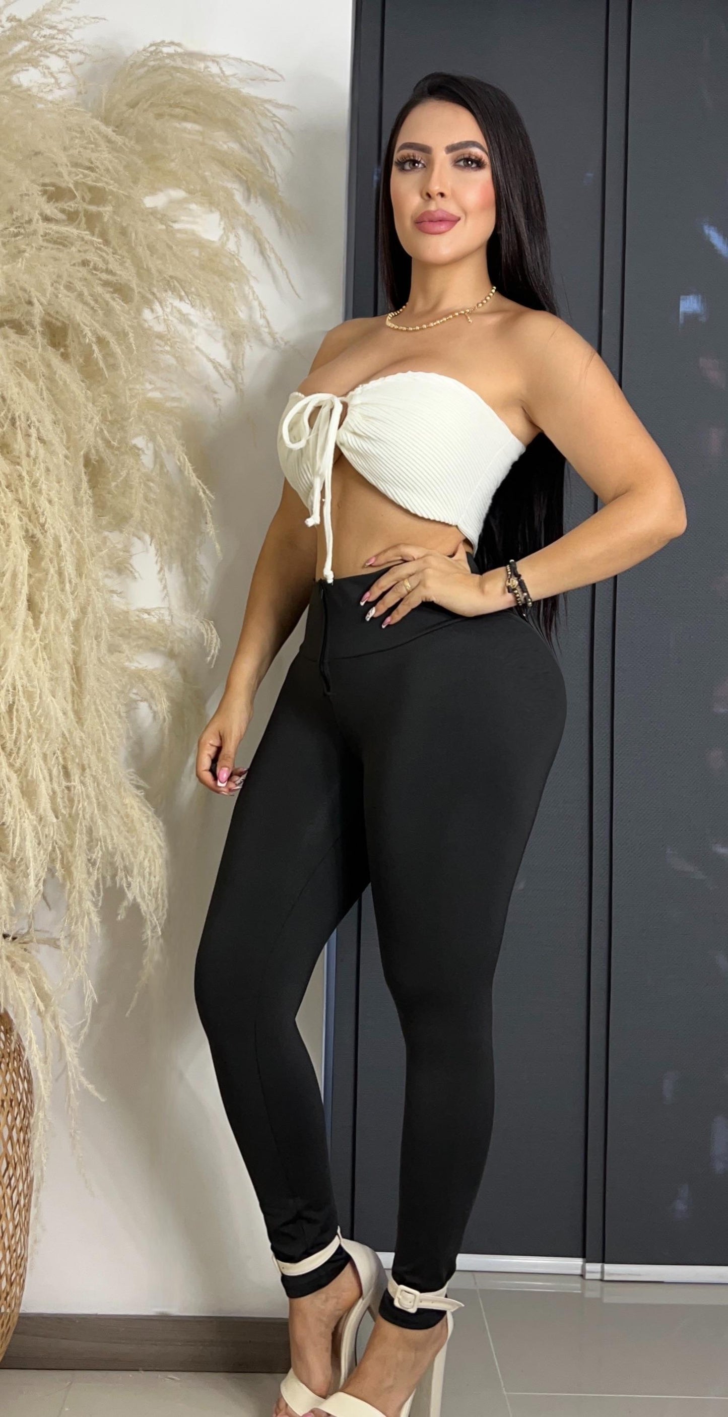 Legging Suplex Power Fit – Negro Alto Control